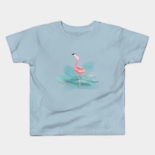 Happy Dancing Flamingo Kids T-Shirt